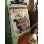 GUINNESS FOR STRENGHT tin plate sign.