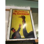 MY GOODNESS MY GUINNESS tin plate advertisement.