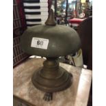 19th. C. brass altar bell.