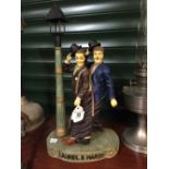 Vintage LAUREL & HARDY table lamp.