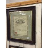 The Grand Royal Black Chapter of Ireland certificate 1913 Joseph Mc Clelland Monaghan.