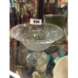 19th. C. GLADSTONE commemorative glass sugar bowl. .
