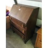 Art deco oak bureau.