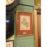 Framed map of Co. Monaghan. George Phillip and Sons London and Liverpool.