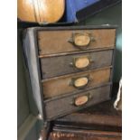 Victorian desk filing cabinet.