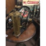 1940's brass and metal SGI lorry pump