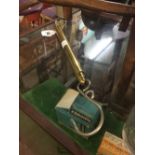 GPO Brass parcel hanging scales