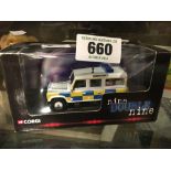 CORGI 999 POLICE Land Rover in original box.