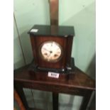 Edwardian rosewood mantle clock.