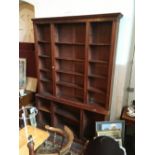 19th. C mahogany open bookcase.