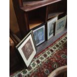 Lot of pictures and frames.