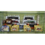 TWO BURAGO BOXED MODEL CARS, SELECTION OF LLEDO DAYS GONE BY BOXED CARS & DIECAST LOCOMOTIVE MODELS,