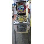 VINTAGE AMUSEMENT ARCADE PINBALL MACHINE WILLIAMS HOTLINE 1965 WORKING ORDER