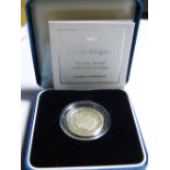 BRITISH ROYAL MINT 2003 SILVER PROOF £1 COIN IN ORIGINAL CASE WITH CERTIFICATE OF AUTHENTICITY