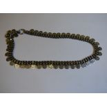 CHINESE WHITE METAL NECKLACE