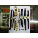 BAG OF MISCELLANEOUS LADIES & GENTS WATCHES INCLUDING AVIA, WALTHAM,