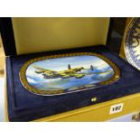 BOXED IN CASE WINGS OF VICTORY OVAL PLATE