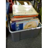 CRATE OF VINYL LPS,JAZZ,