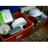 BOX INC THERMOS,KITCHEN FLAN AND OVEN DISHES CROCK POT ,
