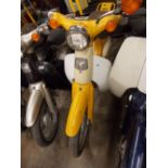 LITTLE CLUB 14 50CC MOPED (YELLOW & WHITE FARING) WITHOUT KEY