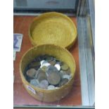 TUB OF WORLD BANK NOTES AND COINS