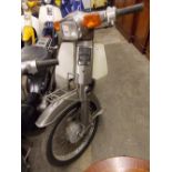 SUPER CLUB 14 50CC MOPED (SILVER FARING) WITH KEY