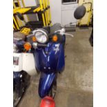 NAVY BLUE 50CC MOPED WITH KEY