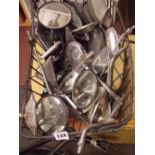 BASKET OF WING MIRRORS AND MOPED SEALS