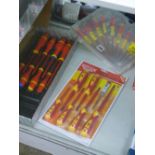 AS NEW STANLEY ELECTRICIAN SCREWDRIVER SETS