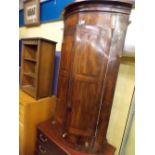 19TH CENTURY MAHOGANY HANGING CORNER CABINET