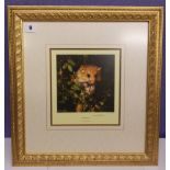 DAVID SHEPHERD SIGNED LIMITED EDITION PRINT 'DORMOUSE' NUMBER 571/1500 SIGNED IN PENCIL WITH