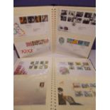 TWO BINDERS OF BRITISH CHANNEL ISLES FDC S INC OCEAN LINERS,WEATHER,CATS AND DOGS,