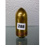 TRENCH ART TABLE LIGHTER IN THE FORM OF A BULLET 10CM APPROXIMATELY