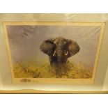 DAVID SHEPHERD SIGNED LIMITED EDITION PRINT 'OLD CHARLIE' NUMBER 539/850 SIGNED IN PENCIL WITH