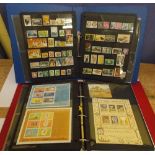 TWO BINDERS OF MID /LATE 20TH CENTURY GB COMMONWEALTH POSTAGE STAMPS AND FDCS