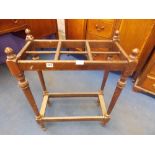 EDWARDIAN SIX DIVISION STICK STAND