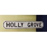 STREET NAME PLATE HOLLY GROVE 100CM