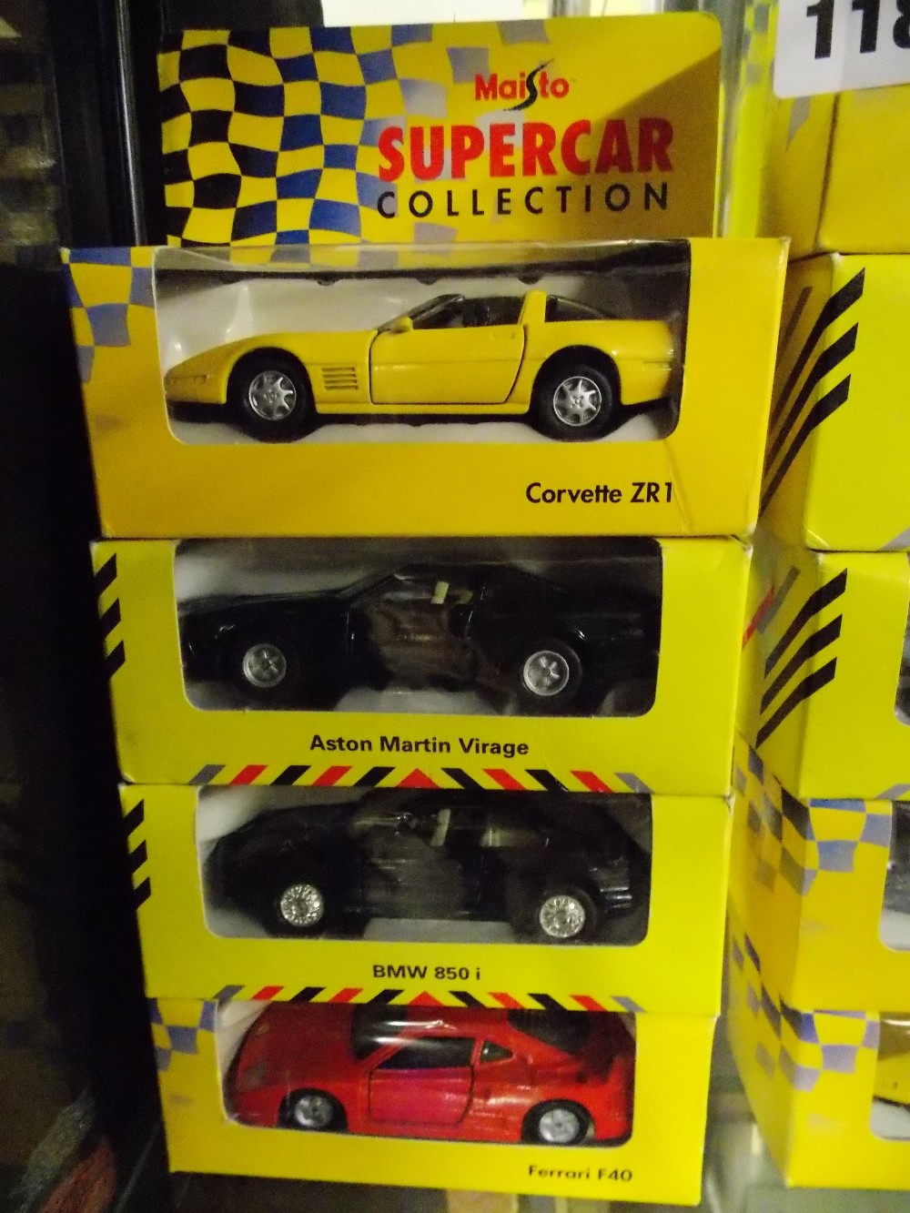 MAISTO SUPERCAR COLLECTION INC CORVETTES, FERRARI, - Image 3 of 3