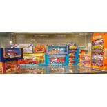 SHELF OF MINT AND BOXED MIATCHBOX SUPERKINGS, SPEEDKINGS, 5 PACK GIFT SET,