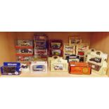 SHELF OF DIECAST DAYS GONE BY AND LLEDO MODELS