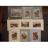 SET OF EIGHT EARLY 20TH CENTURY E.W.