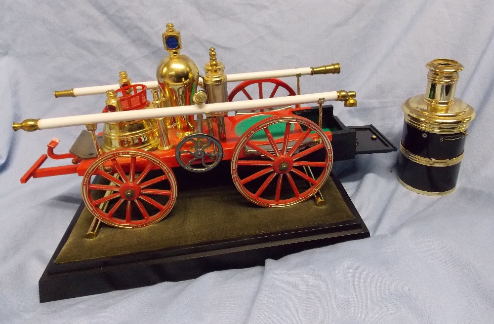 BOXED MISSISSIPPI FIRE ENGINE ELECTRIC SMOKING SET