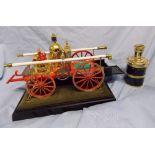 BOXED MISSISSIPPI FIRE ENGINE ELECTRIC SMOKING SET