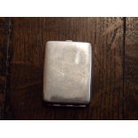 BIRMINGHAM SILVER PLAIN RECTANGULAR MATCH CASE 5.