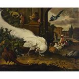 AFTER MELCHIOR Dâ€™ HONDECOETER (1636-1695)DER WEISSE PFAU (THE WHITE PEACOCK) (WITH PHEASANT,