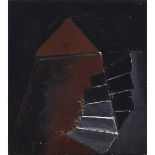 ROSS BLECKNER (1949-)UNTITLED, 1978Oil on canvas; signed and dated 1978 verso, 20" x 18" â€” 50.8