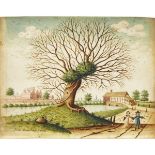 ATTRIBUTED TO THE SCHOOL OF JOHN DUNSTALL (FL. 1644-1675)A POLLARD OAK NEAR WEST HAMPNETT PLACE,