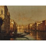 BOUVARD (19TH/20TH CENTURY)VENETIAN BACKWATER WITH GONDALIERSOil on canvas; signed â€