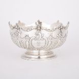 VICTORIAN SILVER MONTEITH, CHARLES STUART HARRIS, LONDON, 1897wrythen fluted with moulded mask and