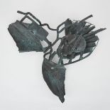 CHARLES ARNOLDI (1946-), AMERICANVENICE #1, 1988Cast and assembled bronze with blue/green